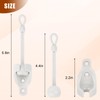 Seprochoo Replacement Shade Parts Bungee End Cap Kit, for Exterior