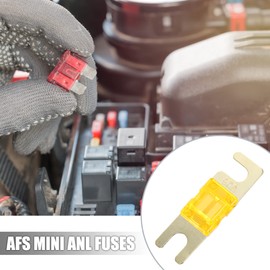 X AUTOHAUX 6pcs 40A AFS Mini ANL Fuse for Car Truck Motorcycle Boat Audio CDs