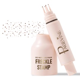 Freckle Stamp,Faux Freckle Stamp-Natural-Looking, 5-Point Freckle Stamp,Waterproof Freckle Makeup,Waterproof & Long-Lasting & Quick Dry,for Natural Sunkissed Makeup (3# DARK)