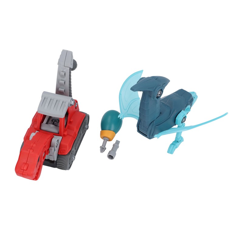 Kids DIY Vehicle Assemble Toy Imagination Development Dinosaur Transformation Car