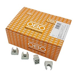 OBO OBO Bettermann M16 Quick Clamp Pipe Clamp Stackable Light Grey Grey