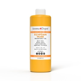 Aroma Depot Egyptian Musk Perfume/Body Oil (7 Sizes) Our Interpretation, Premium Quality Uncut Fragrance Oil Musk scent (32 Ounce Plastic Bottle (960ml))
