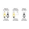 Pretul CAP-2010P, Cables pasa corriente, 2 m, calibre 10 AWG