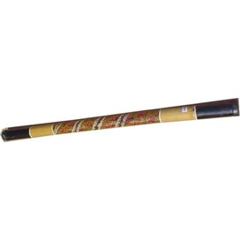 GURU SHOP Musical Instrument Made of Wood, Music Percussion Rhythm Sound Instrument, Handmade, Rain Stick - Bamboo Rainmaker 120 cm, Brown, Musical Instruments