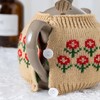 Cute Acrylic Knitting Tea Cozy for London Pottery 2 Cups
