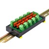 Screw Mount Fused DC 5-32V 10 Position Pluggable Terminal Block