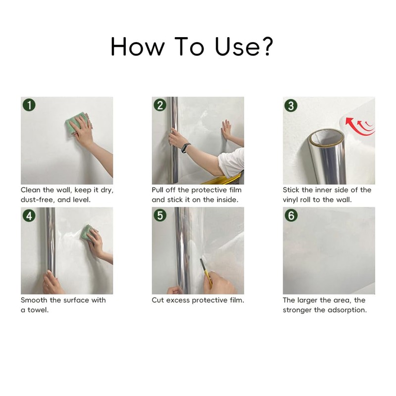 Wall Protector Clear Contact Paper Electrostatic Absorption Wall Protective Film