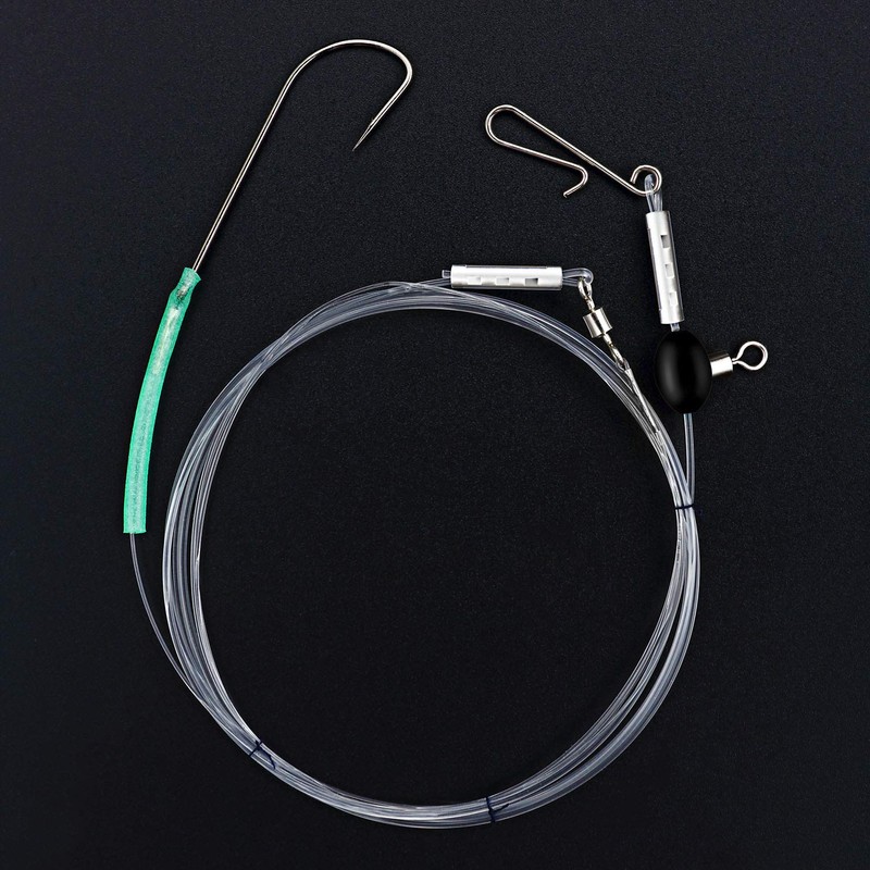 Rodeel 4 PCS Sea Fishing Rigs Pulley Rig Double &