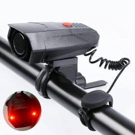 YUENTOEN Bike Bell,120dB Loud Bicycle Bell, Mountain Bike Bell with 5 Different Sounds Bike Horn for Mountain Road Bikes