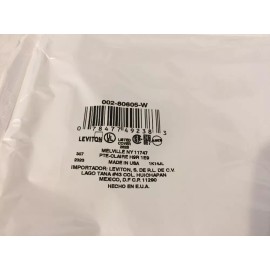 Leviton 80605-W 2-Gang 1-Toggle 1-Decora/GFCI Combo Wall-Plate Outlet Cover Mid