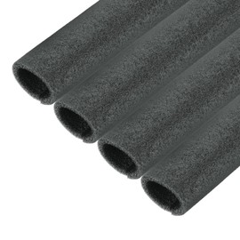 sourcing map 2pcs Pipe Insulation Foam Tube Split Pipe Lagging 40mm(1 3/16 Inch) ID 40mm OD 2ft Freeze Protection for Copper Pipe, Black