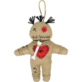 shoperama Voodoo Jute Priest Doll Costume Accessory Revenge Ritual Magic Voodoo Doll