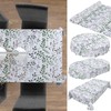 Anro Washable Oilcloth, Wax Tablecloth, Marble Grey