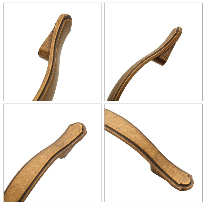 AOOTOCH 10 Pack Antique Brass Cabinet Pulls 3 Inch Kitchen