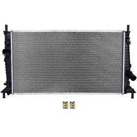 SCITOO Engine Cooling Radiator Assembly Compatible with Mazda 3 2004 2005 2006 2007 2008 2009 2.0L 2.3L, Replace# L33X15200, MA3010212