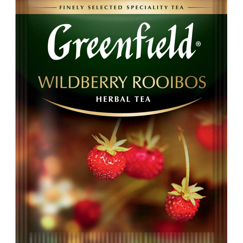 Greenfield Wildberry Rooibos Herbal Tea Fruit & Herbal Collection 25