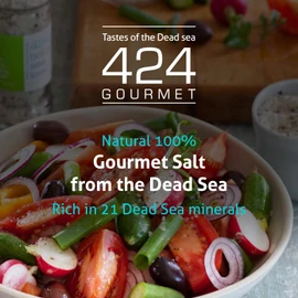 4 Different Boxes Of Gourmet Salt From The Dead Sea Weight 0.88oz 25 grams Each