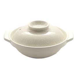 萬古焼 銀峯陶器 貫入 土鍋 6号