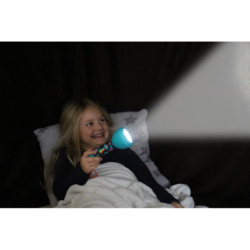 moses. Space, torcia elettrica compatta e robusta per bambini, design