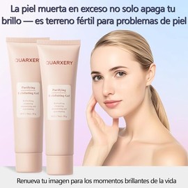 QUARXERY Gel Exfoliante Facial Limpiador con Nicotinamida - Gel Limpiador Facial Piel Grasa Exfoliante, Skin Care Purificante Profundo Reduce Poros pa