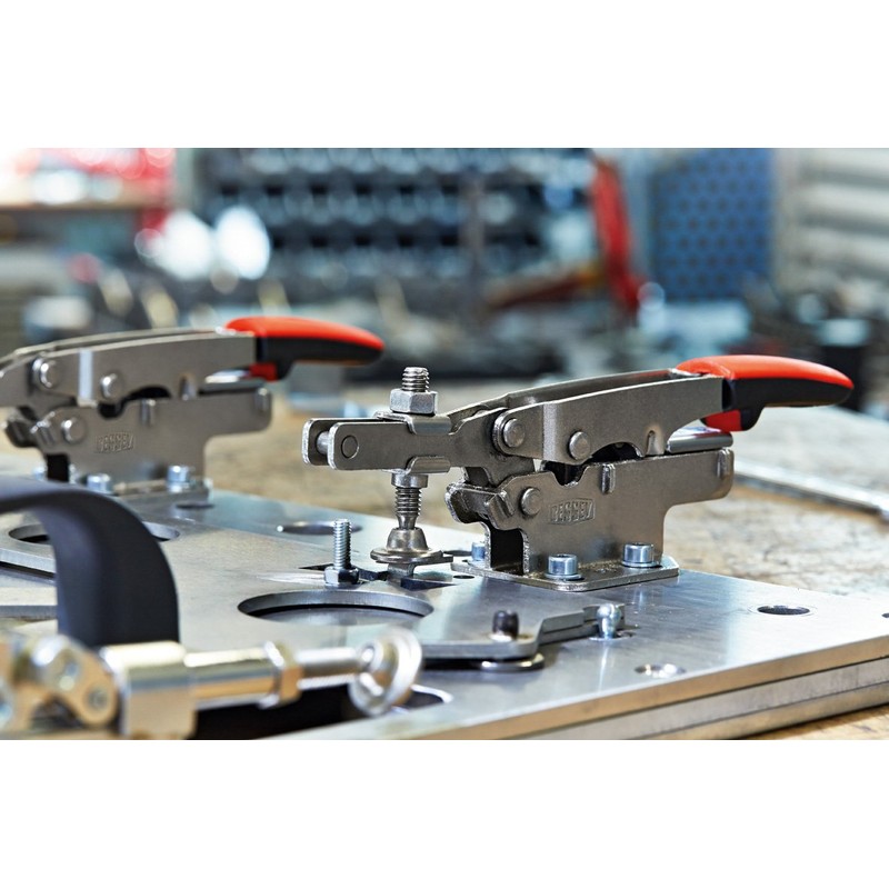 Bessey Clamp, toggle clamp, horizontal low profile, flanged base (STC-HH20)