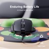 Uineer Wireless Mouse,Upgraded 2.4GHz Rechargeable (Battery Level Visible) Ergonomic Computer
