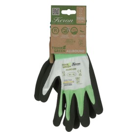 Keron ThinkGreen Allround Gloves Latex Foam Size 6/XS Green/White