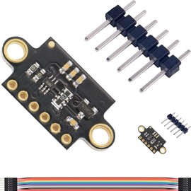 DAOKAI 2Pcs VL53L0X Ranging Sensor Time-of-Flight Laser Ranging Sensor 940nm Flight Distance Measurement Sensor Module GY-VL53L0XV2 with Pin, Dupont Cable