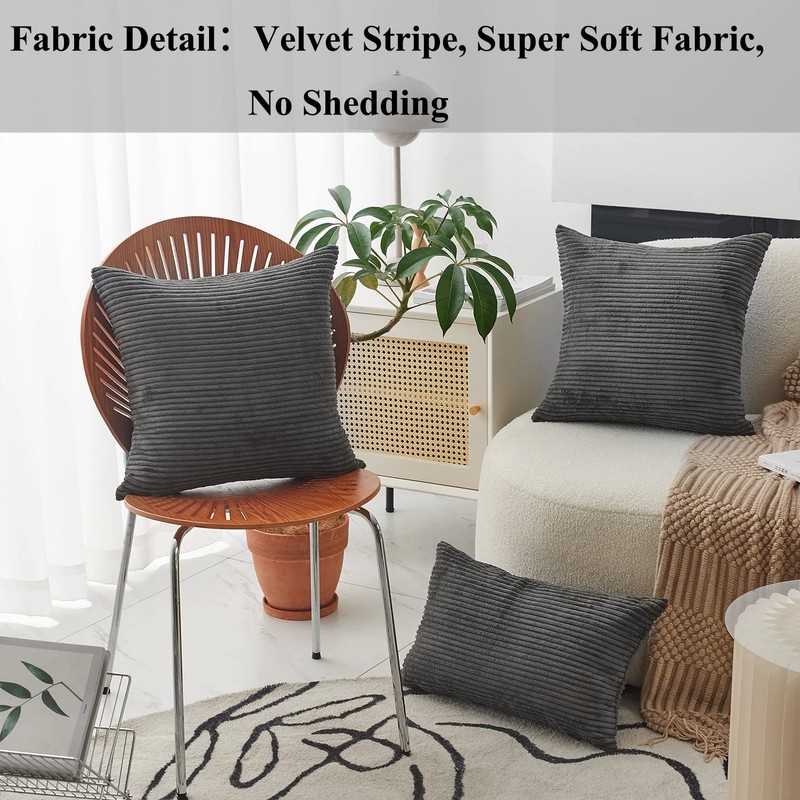 Home Brilliant Large Cushion Covers for Bed, Decorative Cushion Cover