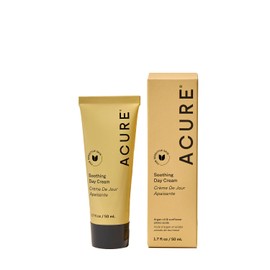 Acure | Crema facial hidratante y calmante para piel sensible y seca | Con peonia, extracto de girasol y aminoácidos, 50 ml