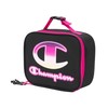 Champion Kids Lunch Kit, Black/Fuchsia, Youth Size