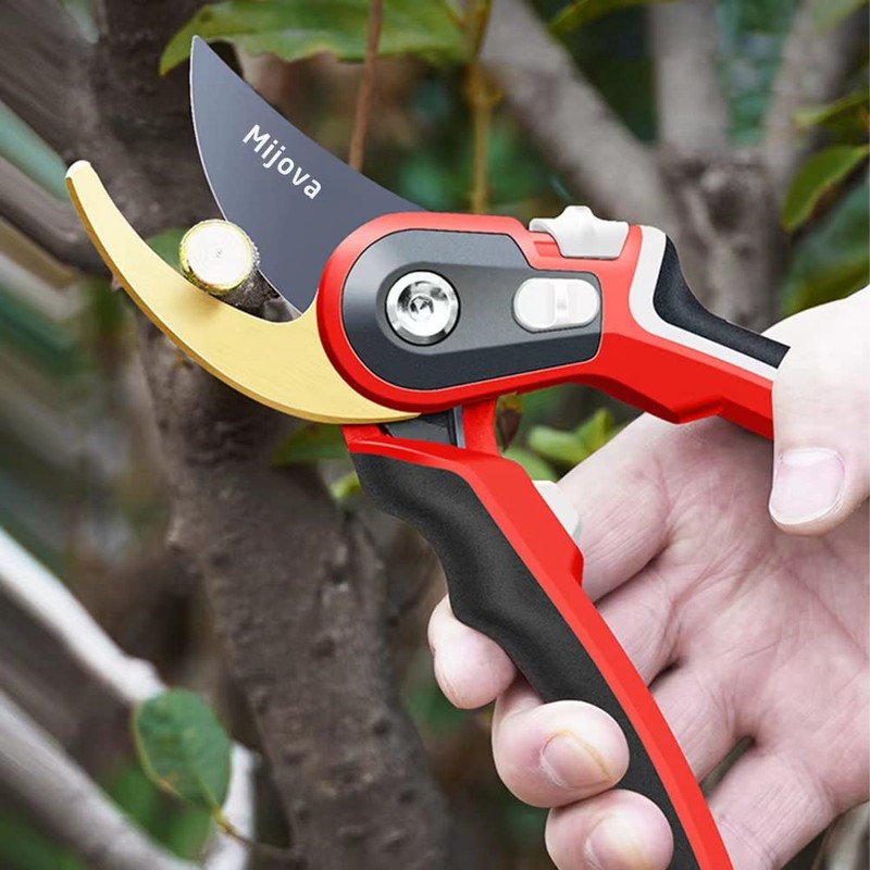 Garden Shears, Pruning Shears for Gardening Heavy Duty with Rust
