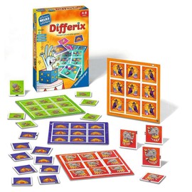 Ravensburger 24930 - Differix - Spielen und Lernen für Kinder, Lernspiel für Kinder von 4-8 Jahren, Spielend Neues Lernen für 1-4 Spieler, Yellow