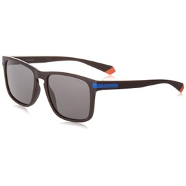 Polaroid AZ FLAG Unisex Adults’ PLD 2088/S Sunglasses, MTBLKBLUE, 55