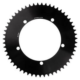 DJC 144BCD Round Chainring Fixed Gear Fixie Track Bike 47T 49 51 53 55 57 59 61T Single Speed Chainwheel 1/2*1/8 144 Bcd (64T)