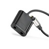 SHINEOFI Convenient Audio Splitter Out Optical Fiber Connector for Home