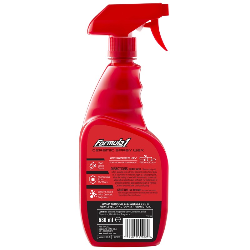 Formula 1 Ceramic Spray Detailer (23 oz.) - Ultimate Glossy