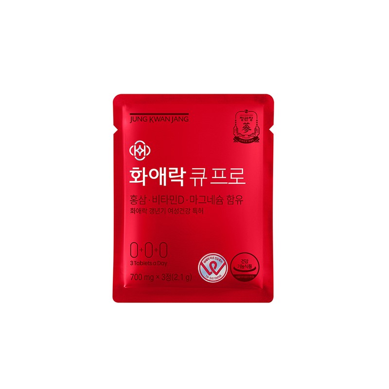 Jeonggwanjang 정관장 화애락 큐프로 Q PRO Jeongkwanjang Hwaerak Q Pro