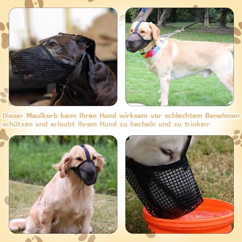 Muzzle for large dogs