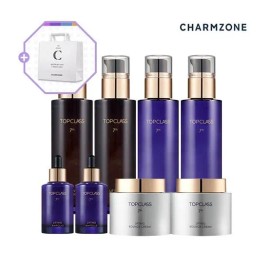 Charmzone [Charmzone] Top class 7th generation lifting basic set of 8 types (2 skins + 2 lotions + 2 bounce creams + 2 ampoules) / [참존] 탑클래스 7세대 리프팅 기초세트 8종(스킨2+로션2+바운스크림2+앰플2)