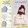 50PCS Face Mouth Cover 3 Layer Disposable Skin Friendly Gradient