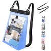 Bolsa Grande Impermeable para Teléfono Celular,Impermeable con Tira De Sellado,Bolsa