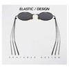 BOUACOUA Retro Steampunk Style Sunglasses Round Metal Frame Sunglasses for