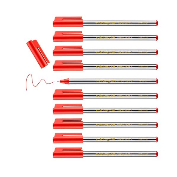 edding 88 - fineliner - red - 10 pens -