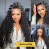 Deep Wave 13x6 Hd Lace Frontal Wigs 180% 250% Density