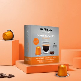 Daniels Blend Espresso Aluminum Capsules Compatible with Nespresso 60 Coffee Pods Single Server Kosher Certified Ristretto