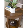 Powell Hazelnut Modern Classic Sabine Side Table
