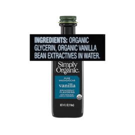 Simply Organic Organic Vanilla Non Alcoholic 4oz Simply Organic Madagascar Baking Extract ives