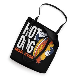 Hot Dog Inspector Funny Hot Dog Tote Bag