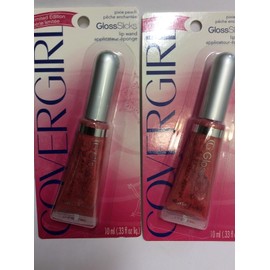 CoverGirl LOT OF 2 - CoverGirl LIMITED EDITION glossslicks lip wand PIXIE PEACH Lip Gloss